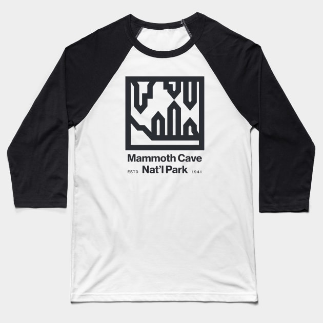 Mammoth Cave Nat'l Park Baseball T-Shirt by vellelestari